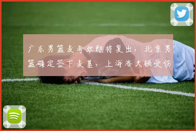 广东男篮麦考尔即将复出，北京男篮确定签下麦基，上海洛夫顿受伤